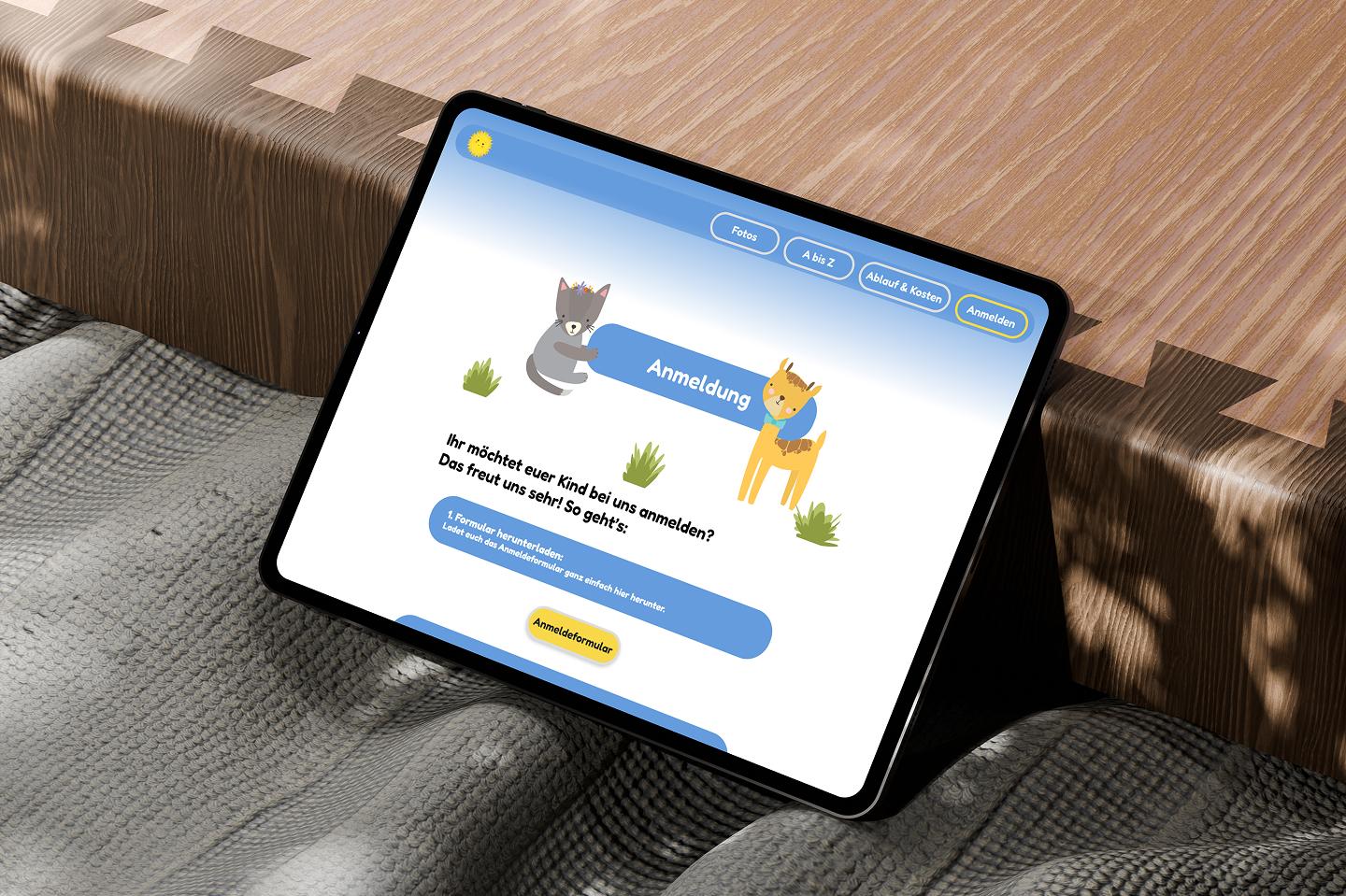 Spielgruppe Sünneli digitale Anmeldung